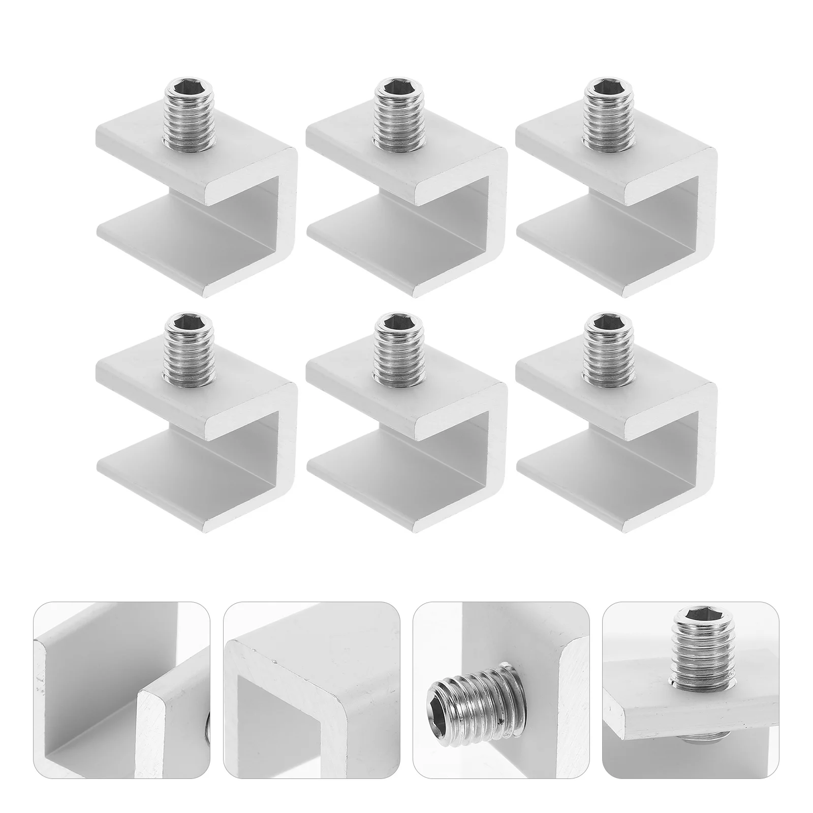 

6pcs Lock Sliding Window Limiter Safety Lock For Premium Aluminum Alloy Home Office School Use Window Stopper Limiting