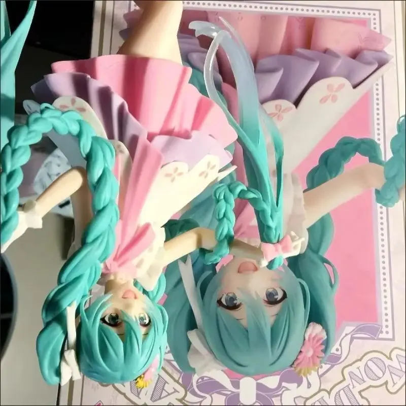 

Wonderland HATSUNE MIKU Рапунцель, сказочная страна чудес, периферийные украшения, модная игра, Bandai Banpresto, аниме-фигурка, детские игрушки