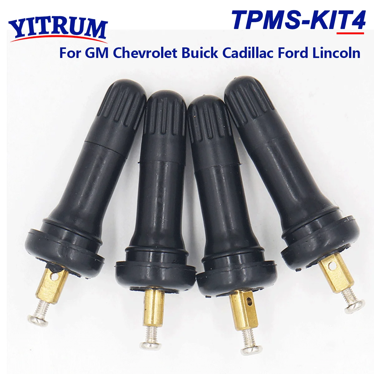 TPMS Tire Pressure Sensor Rubber Valve Stem Replacement Repair Kit For GM Chevrolet Cadillac GMC Opel/Vauxhall Ford Lincoln