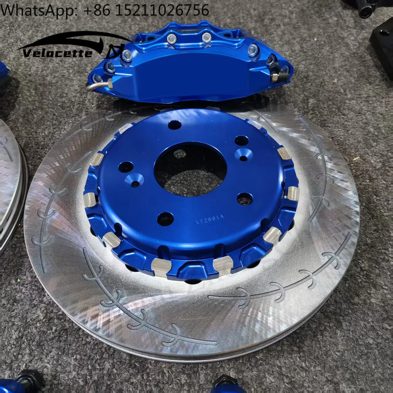 Car Custom Color logo Front Wheel Caliper 4 Piston Big Brake Caliper Kit 302 Rotor for Honda Civic Ek9