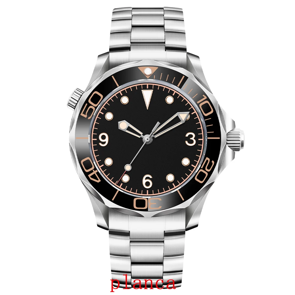 Custom Logo 41mm automatic mechanical watch men's business high-end luxury waterproof watch luminous calendar display watch