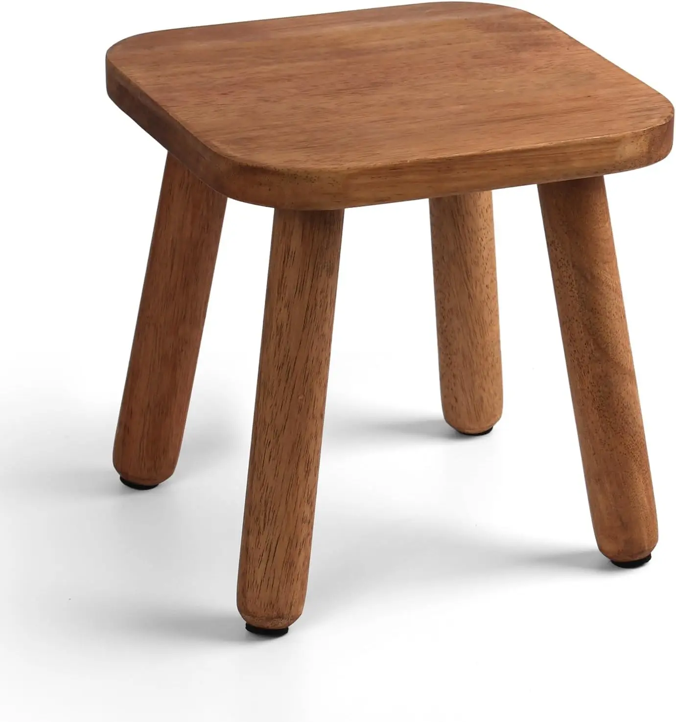 

Solid Wood Step Stool 9.3" - 300lbs Capacity Plant Stand Indoor, Smal Stools to Sit on, Multi-Use Footstool for Bathroom/Bedr