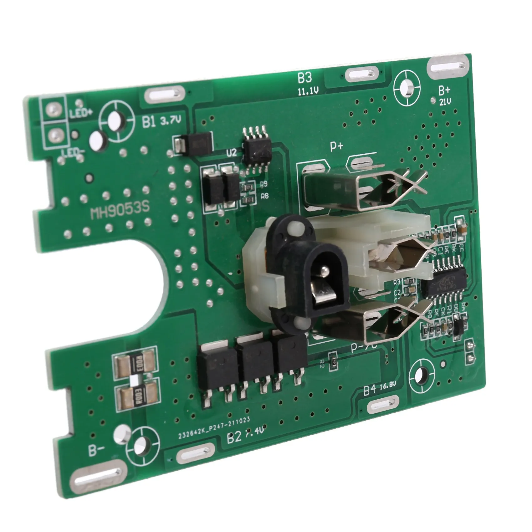 Placa de proteção de bateria de lítio 5S 18V 21V 30A PCB 18650 Módulo de placa de proteção de carga de bateria para chave de fenda