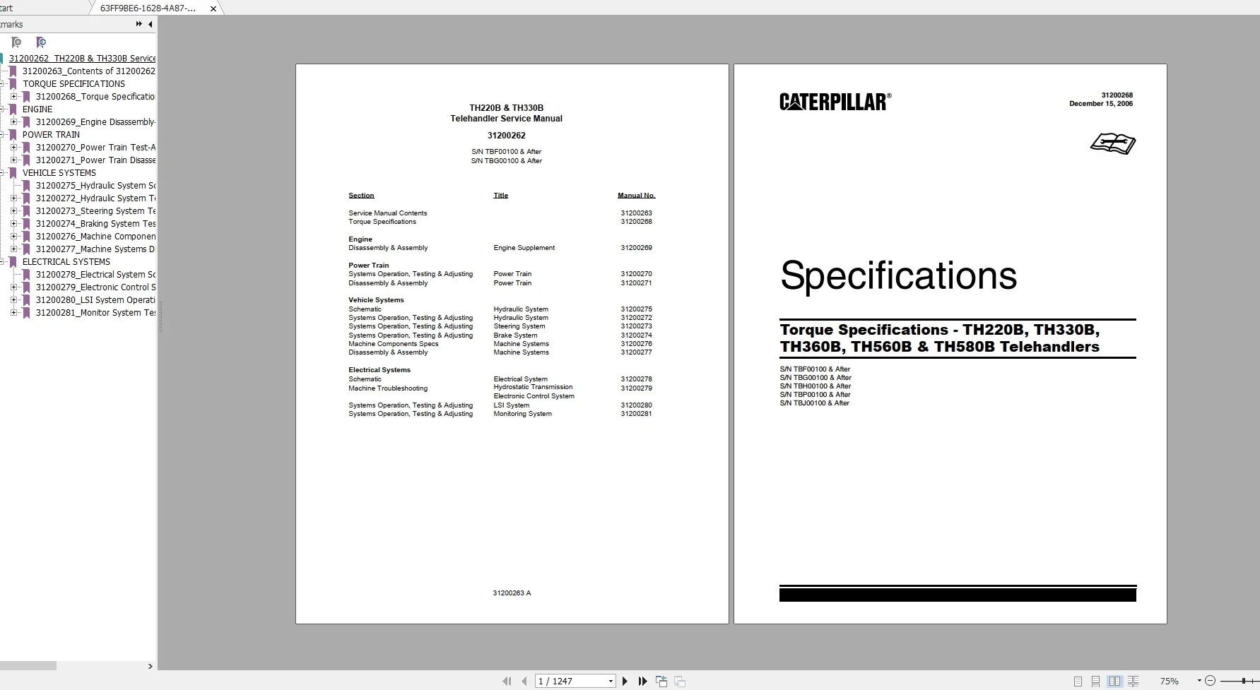 CAT Telehandler EAME APD LACD NACD 25.2GB All Models Full Manuals DVD