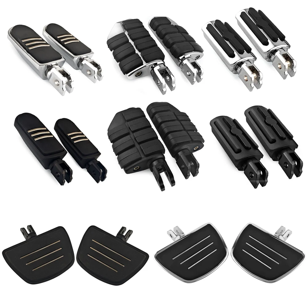 

For Harley Softail Fat Bob Street Bob FXBB Sport Glide Breakout Low Rider Sportster S 18-up Front Skull Foot Pegs Footrests