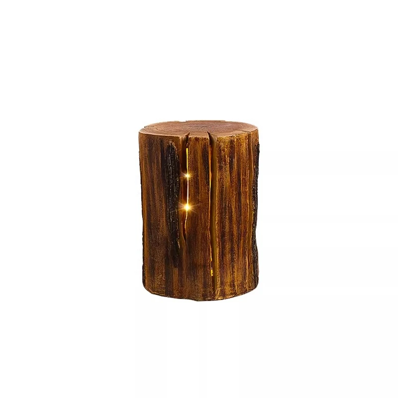 

Solar waterproof stump light Lawn light Outdoor grass Garden Park landscape light Wood Decorative