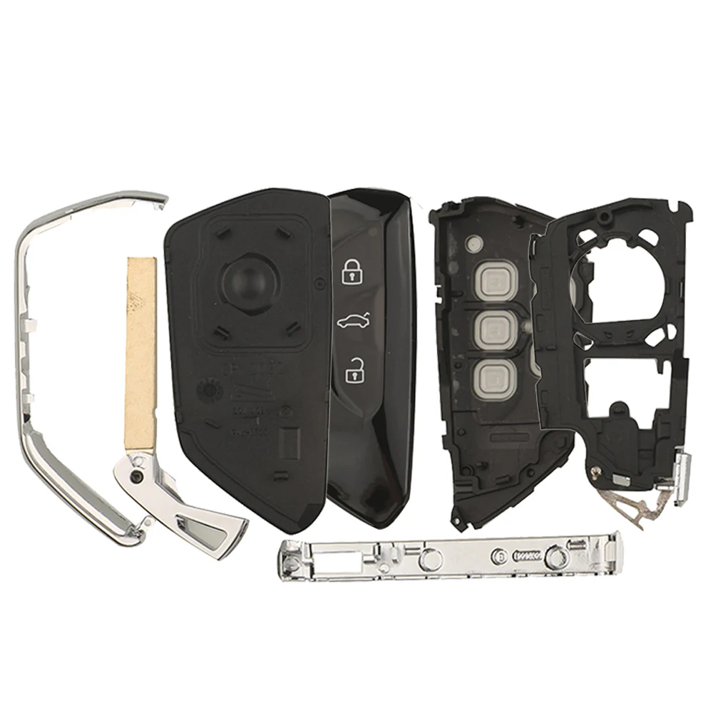 Jinyuqin Fernbedienungs-Schlüsselgehäuse 3BNT für Volkswagen Golf 8 Cupra Tarraco Gti Mk7/8 Skoda Octavia Seat Leon Smart Card Gehäuse KD HZ/ZB25 – Detail 4