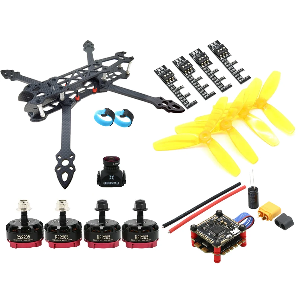 MARK4 5-calowy dron FPV z włókna węglowego I6X IA6B betafleght F4 V3S PLUS FC BLHELI 45A 3-6S 4-in-1 bezszczotkowy ESC 2205 CW silnik CCW DIY