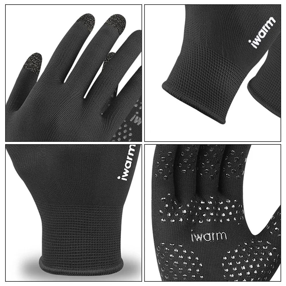 Portable Winter Warm Gloves Cycling Glove Anti-slip Thermal Fleece Touch Screen Glove Full-Finger Skiing Glove