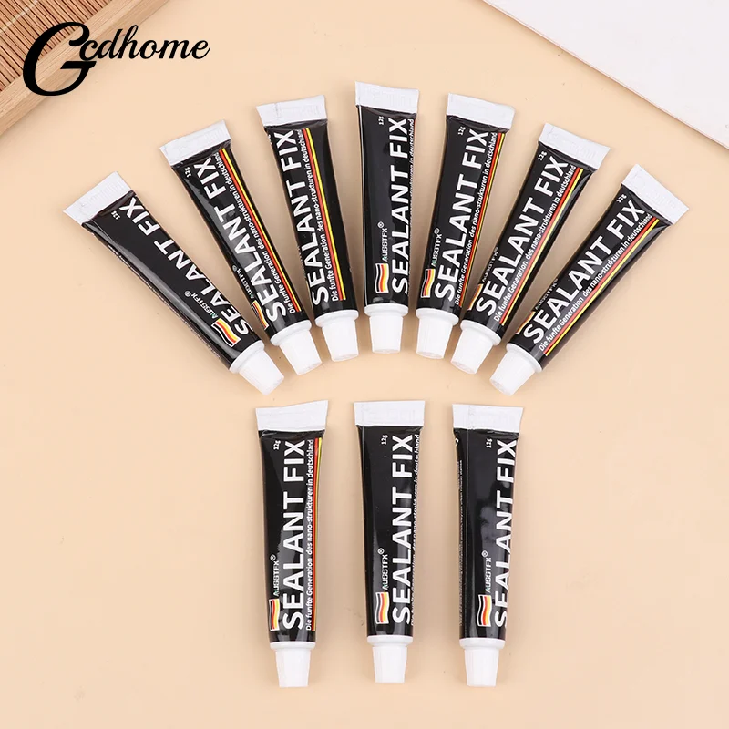 10Pcs 12g Glue Instant Strong Bond Marble Metal Glass Moistureproof Adhesive Tiles Fix Sealant Quick-drying Home Sealer
