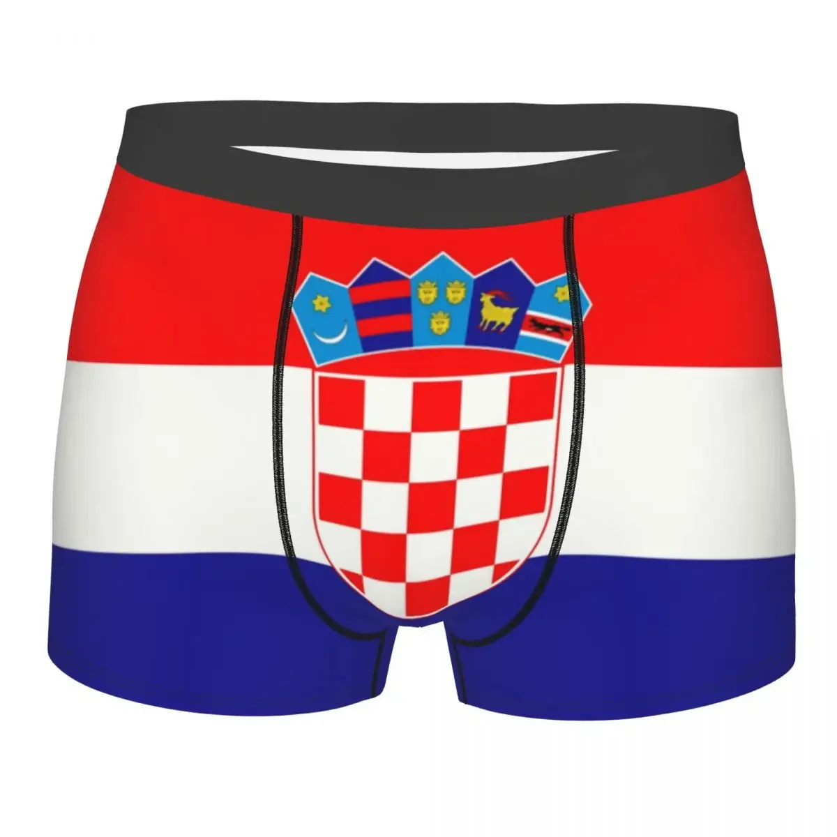 Custom Flag Of Croatia Boxers Shorts Men Briefs Underwear Fashion Underpants