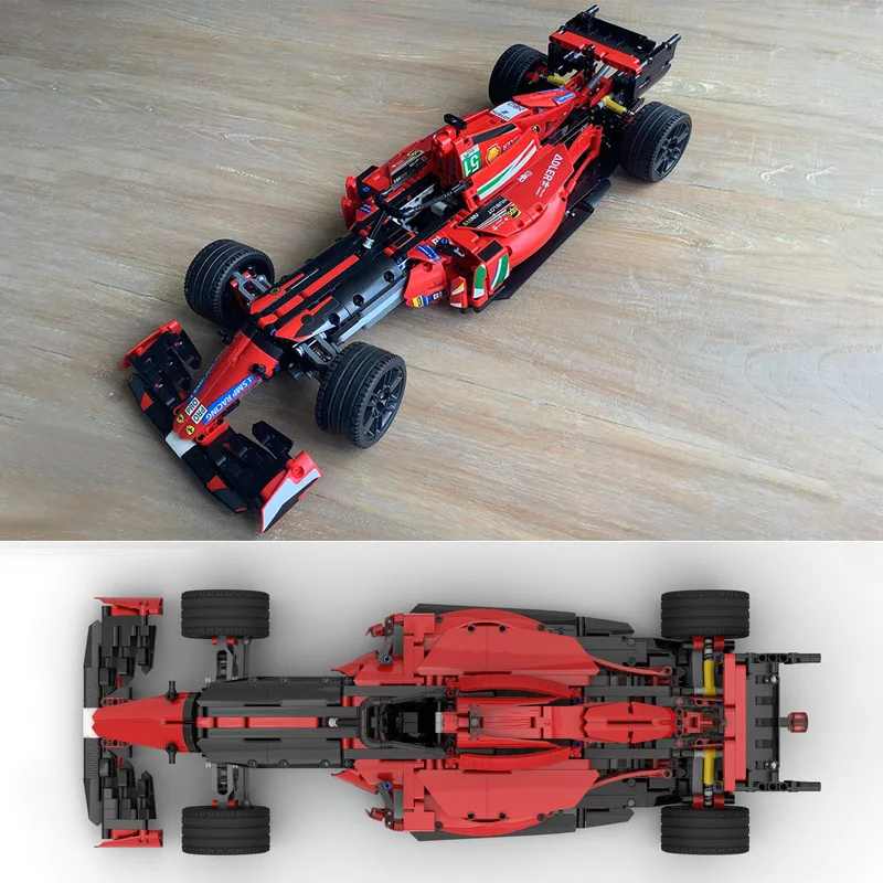 

NEW Technical 2021 F1 Formula Racing Car MOC-42141 Classic Buiding Blocks Model Kit DIY Bricks Toys For Boys Gifts