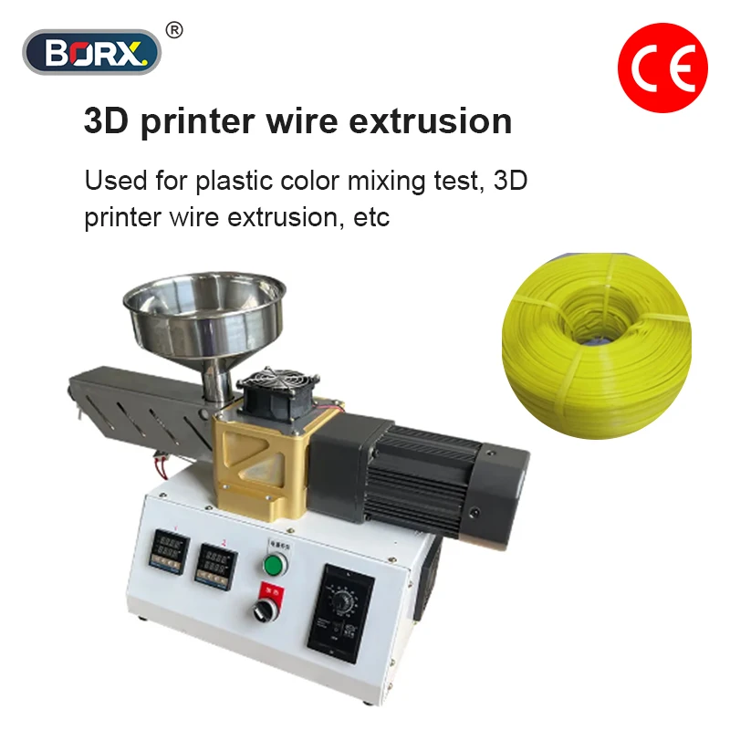 

BORX Sj25 Настольный экструдер 1000 Вт 3D-устройство для инъекций пластика для всех видов пластиковых частиц, экструдер из полипропилена и ПВХ