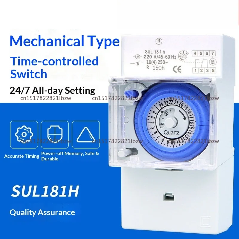 181H billboard street light swimming pool circulating water timer 24 hours mechanical timing switch automatic