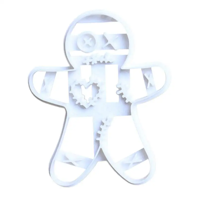 Christmas Cookie Cutter Christmas Cookie Biscuit Mold Christmas Gingerbread Man Shaped Decorative Cookie Cutters For Kids