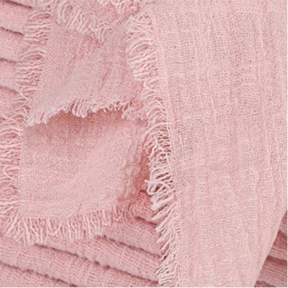 10PCS 40x40cm Cotton Gauze Weddings Napkins Cloth Soft and Durable, For Festival Party Birthday Kitchen Dinner Decor