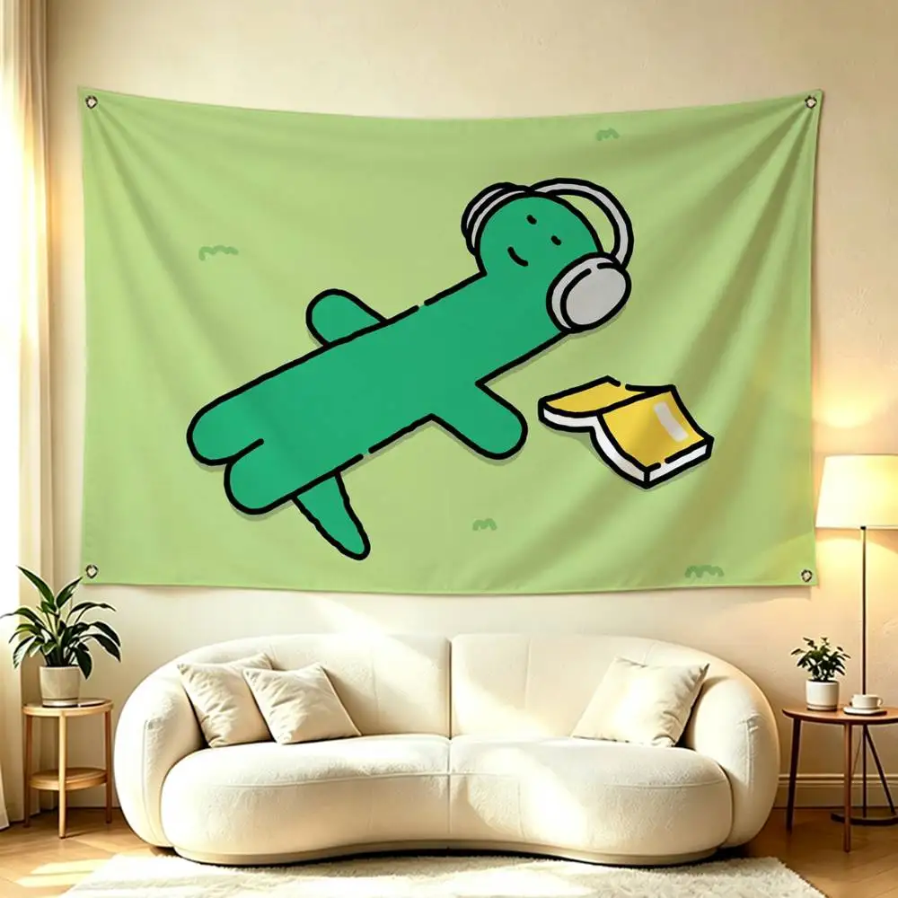 Cute J-Joguman S-Studio  Flags for Bedrooms Home Decor Items Outdoor Decors Garage Decoration Flaga