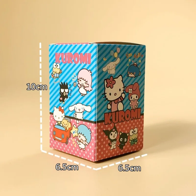 새로운 산리오 딸기 시리즈 블라인드 박스 인형 쿠로미야 멜로디 수제 모델 장식품 어린이 홈 장식 크리스마스 선물