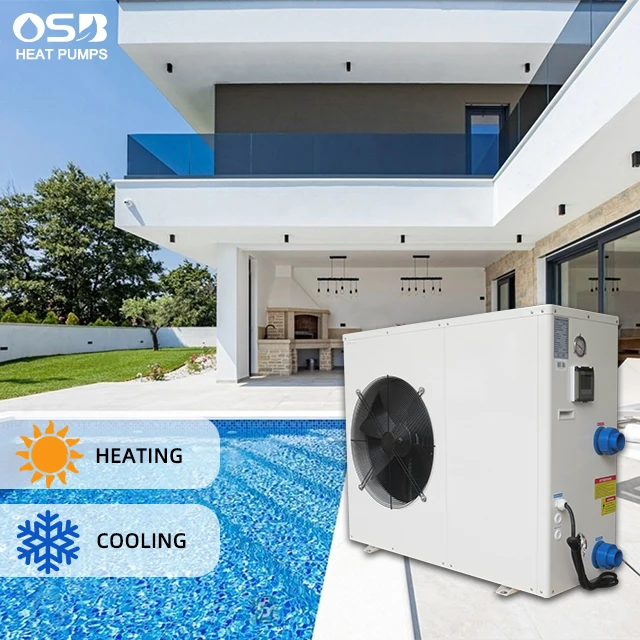 200 L Swimming Pool Heat Pump Tankless System R410A 24kw 415V Inverter Home Pool Hotel Hot Water Heating Unit Energy Saving Unit