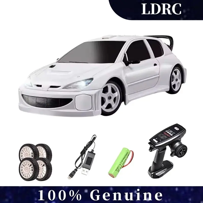 

LDRC 1/28 RC Drift Car with Gyro, 4WD Proportional Control & LED Lights, 2.4G Remote Control Car Toy for Kids Adults