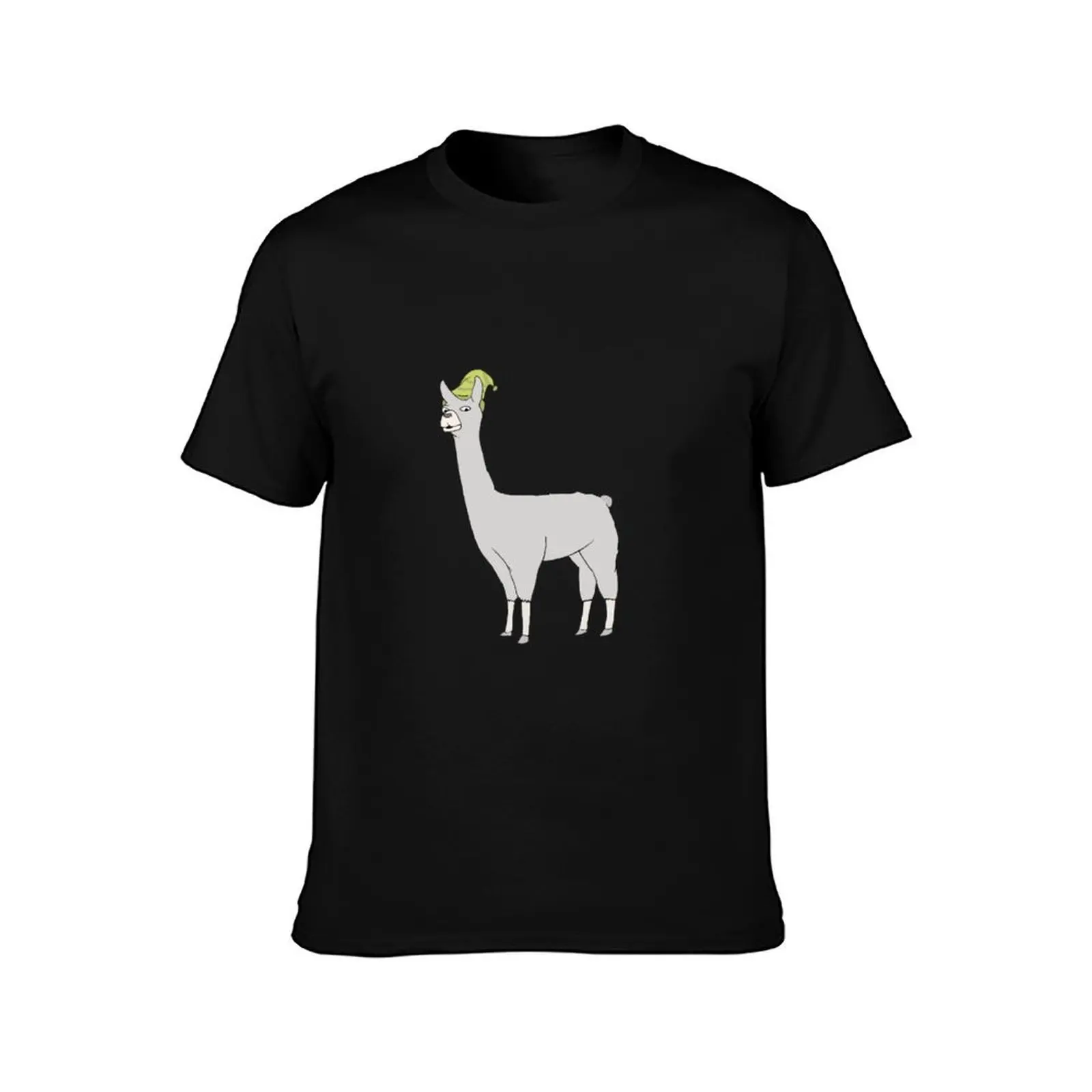 Carl the Llama T-Shirt Big and Tall Casual T-Shirt