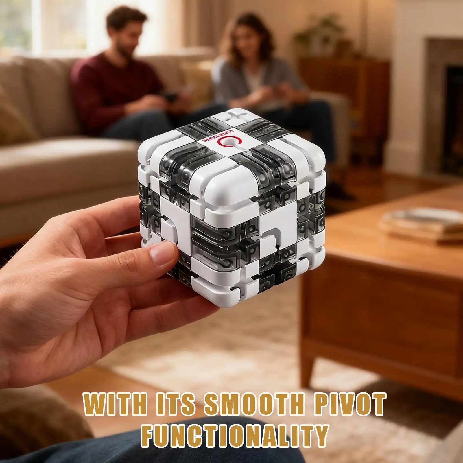 ลูกบาศก์เขาวงกต ของเล่นเสริมพัฒนาการ ปริศนาฝึกสมอง ลูกบาศก์เขาวงกต 3 มิติ สำหรับวัยรุ่น ครอบครัว คริสต์มาส เด็กเล็ก เด็กหญิง เด็กชาย