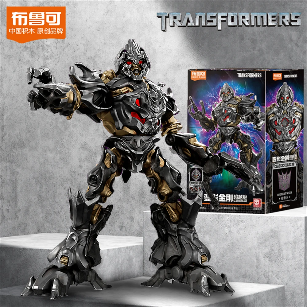 BLOKEES X Transformers Origins Film Ufficiale Optimus Prime Megatron Trasformazione Soundwave Action Figure Giocattolo Ornamenti Regalo