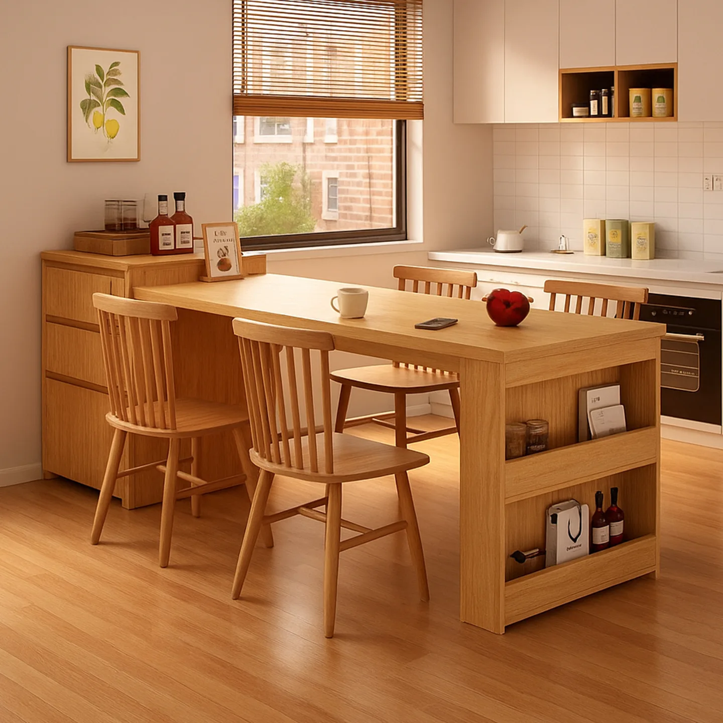 Island table integrated household small apartment open kitchen bar partition cabinet living room home bar