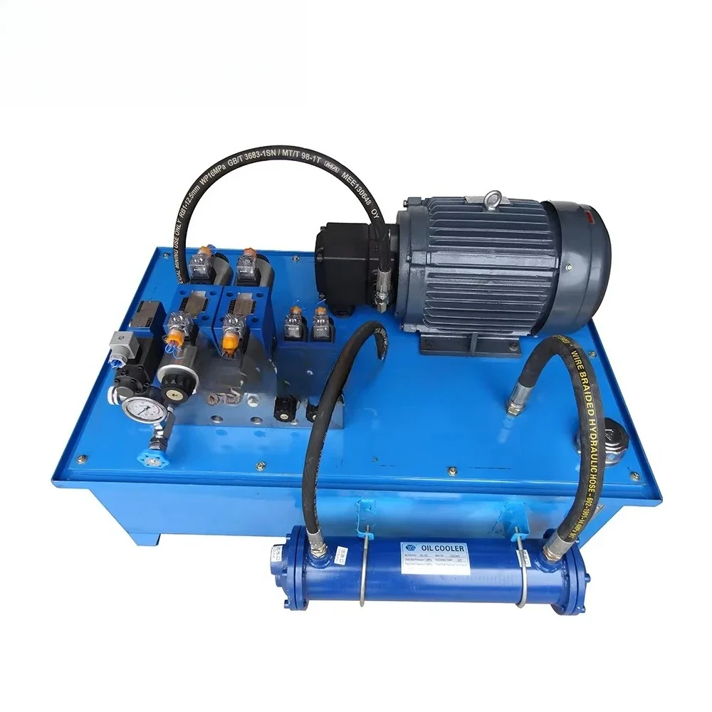Synchronous Installation of Shunt Cylinder Hydraulic System in Motor Hydraulic Pump Station