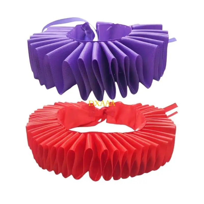 

DXAA съемный воротник с рюшами, косплей, реквизит, шейный воротник для маскарадов, сценических выступлений, воротник в стиле