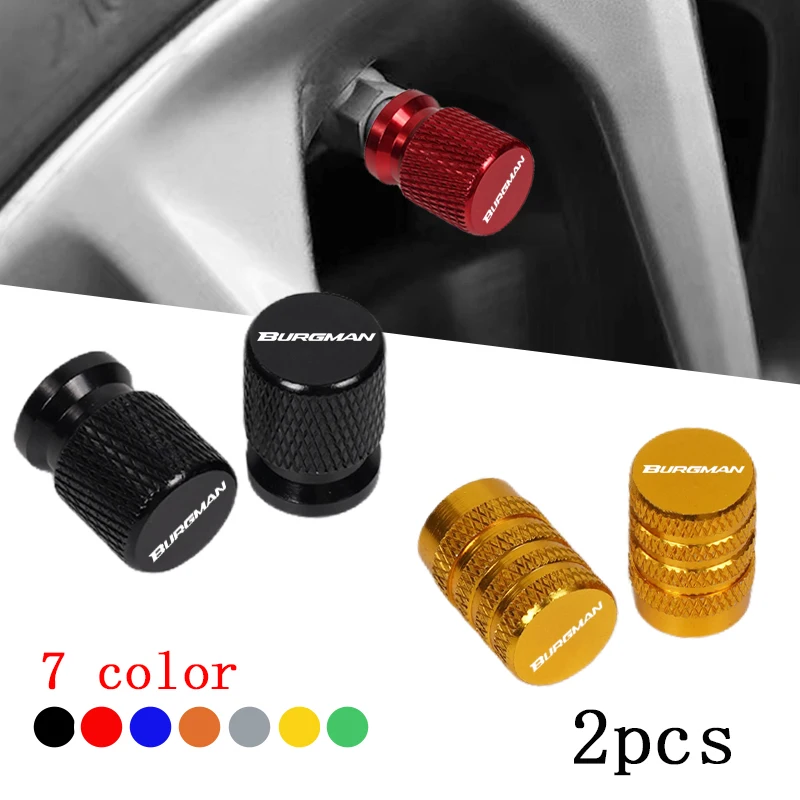 

Tire Valve Stem Caps Tyre Airdust Waterproof Covers For Suzuki BURGMAN 650 400 125 200 250 AN650 AN400 AN125 AN200 Accessories
