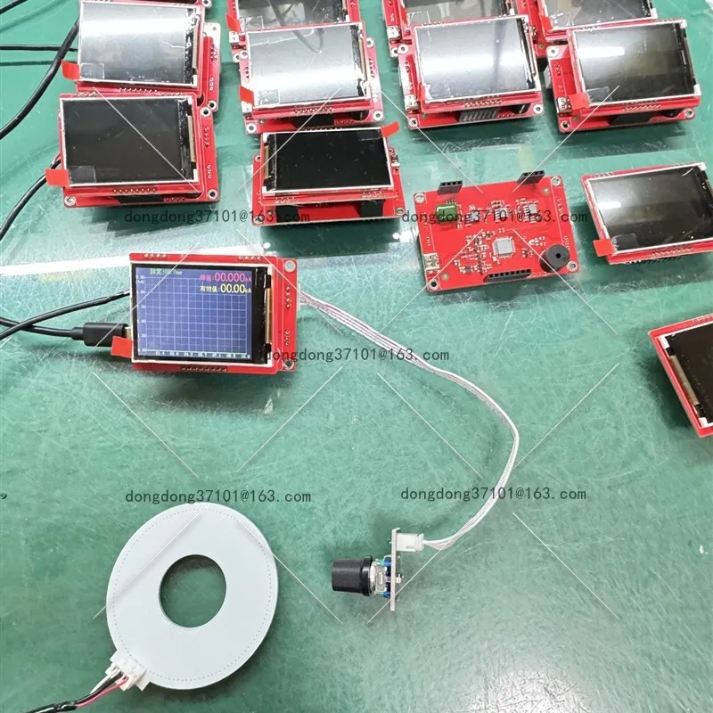 Spot welding machine current detector, coil induction current meter, can measure AC, straight X flow, can measure peak value