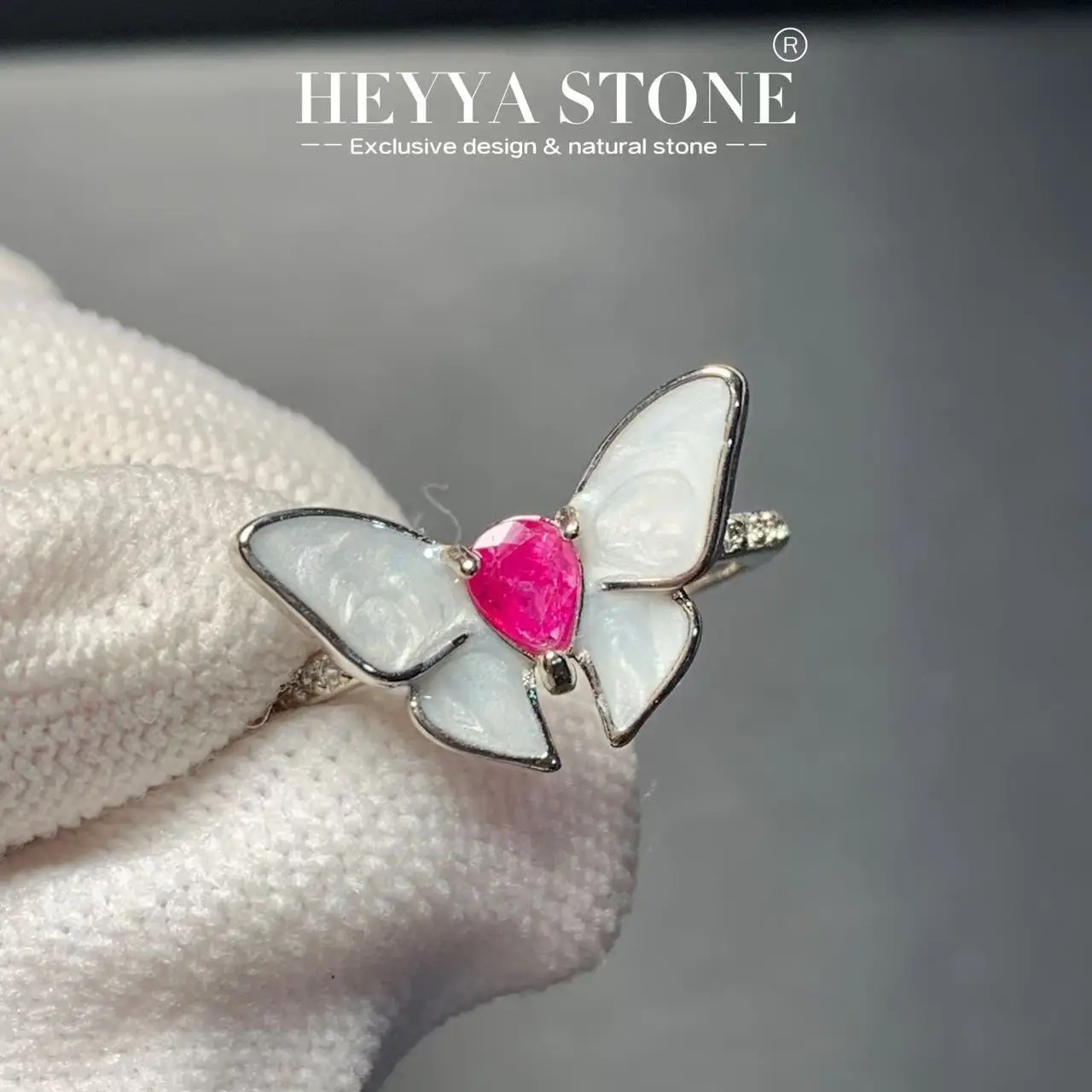 

5*3 MM Natural Ruby Ring Adjustable Female Classic Ring Jewelry for Women Gift Wholesale High Quality Vintage Fine