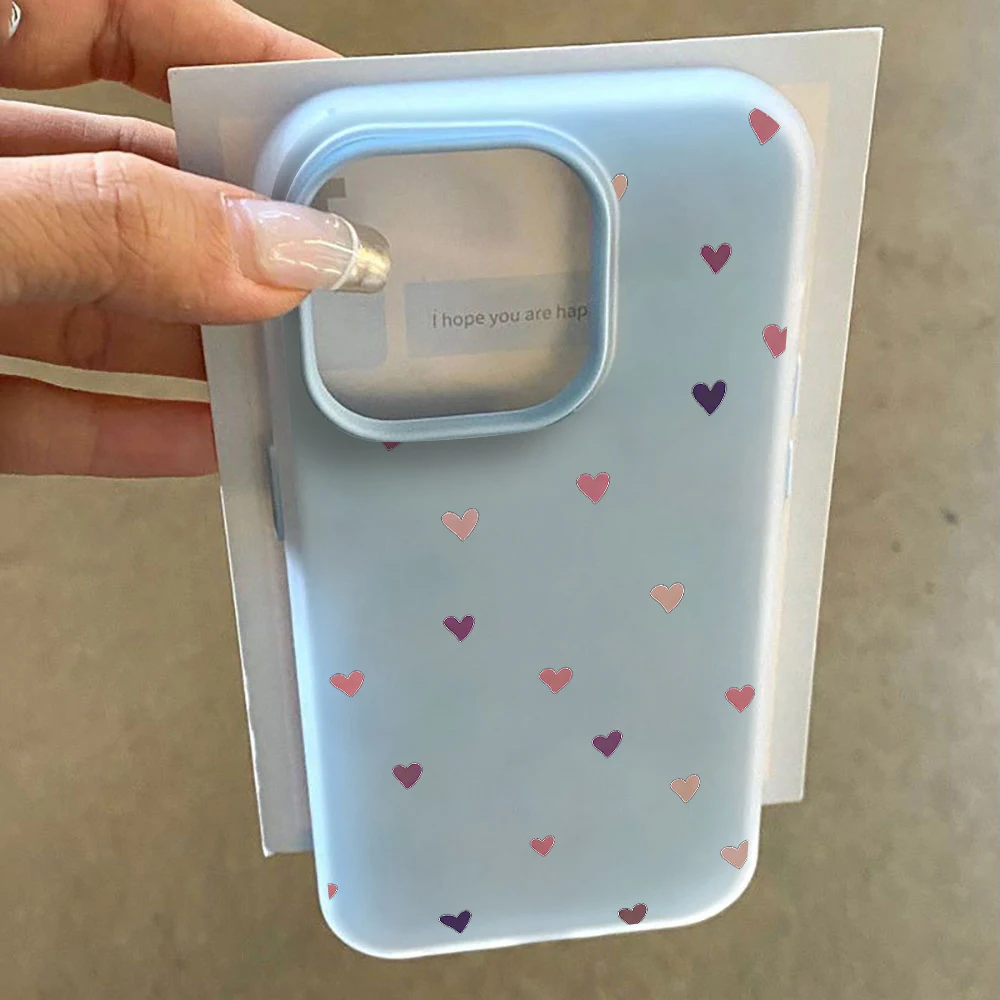 Für Samsung Galaxy S21 S26 S25 S24 S23 S22 Ultra Plus FE Hülle Einfache Niedliche Herz-Abdeckung Für A37 A36 A54 A55 A56 Drop Funda – Detail 3