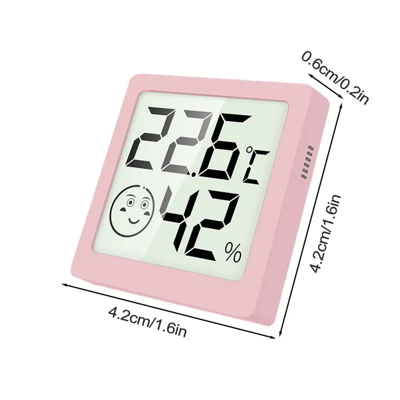 Mini Digital Thermometers Hygrometer Mini Digital Humidity Temperature Meters Gauge Digital Electronic Meters For Freezer Baby