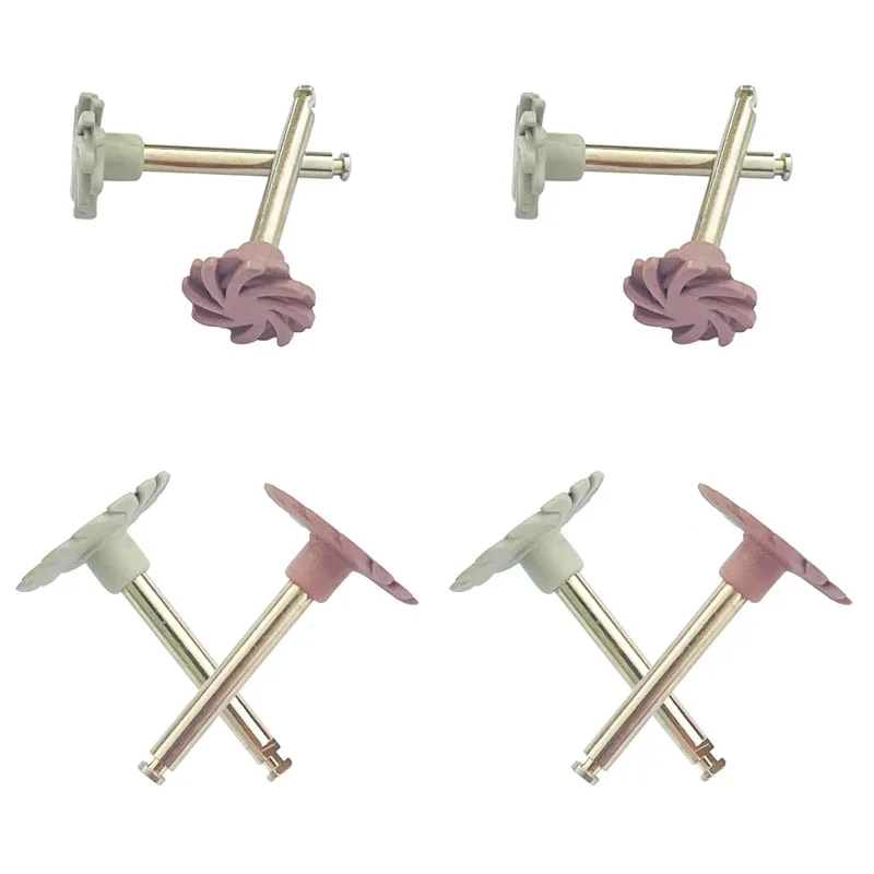 8-teiliges Dental-Gummi-Polierset, 2-Stufen-Diamantpolierer, RA-Keramik-Restaurations-Schleifset, Spiral-Flex-Radbürste für Zahnmedizin – Detail 3