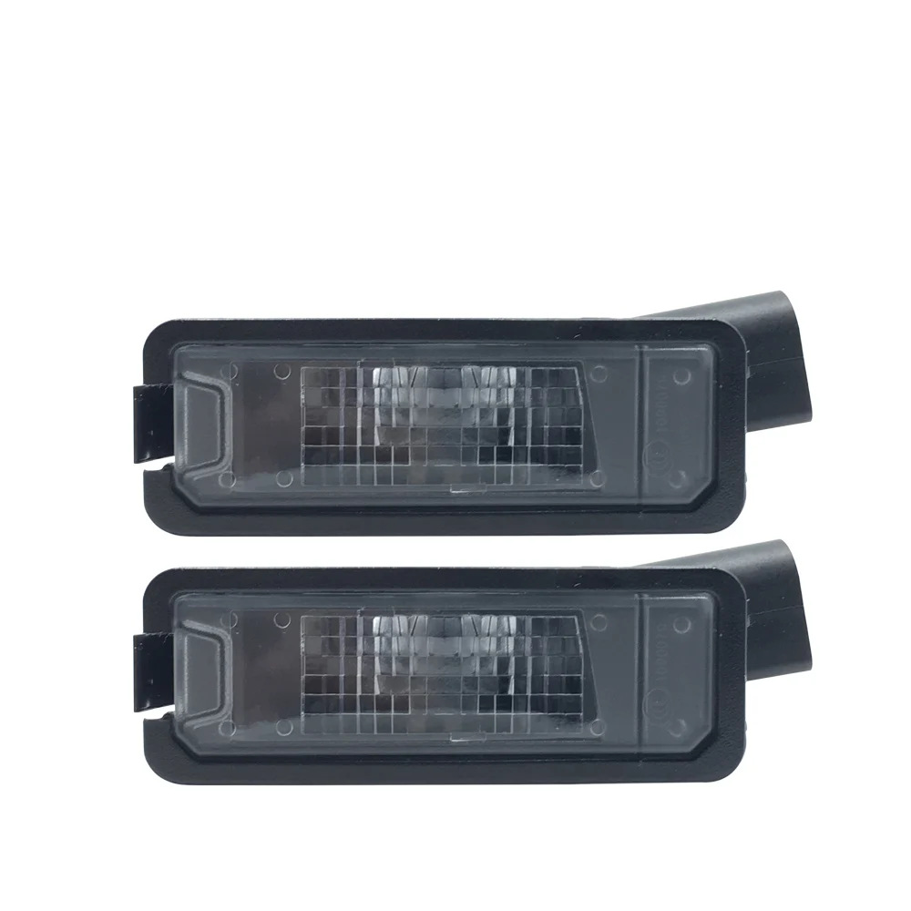 2Pcs License Plate Light For Golf MK6 MK7 Passat B7  Scirocco Beetle Polo Leon  35D 943 021  1K8 943 021