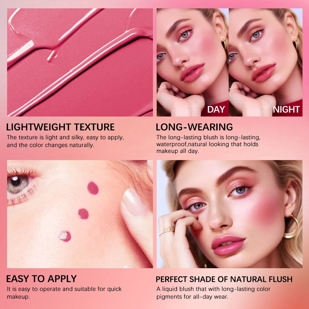 9-Shade Dewy Liquid Blush 4