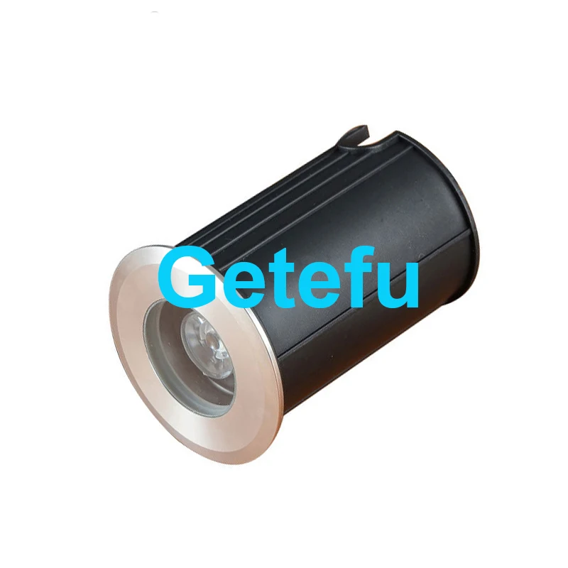 Komplett aus Edelstahl, 3 W, LED-Untergrundleuchte, Bodenleuchte für Garten, Weg, Stehlampe, für den Außenbereich, vergrabene Hoflampe, Landschaftsleuchte – Detail 3