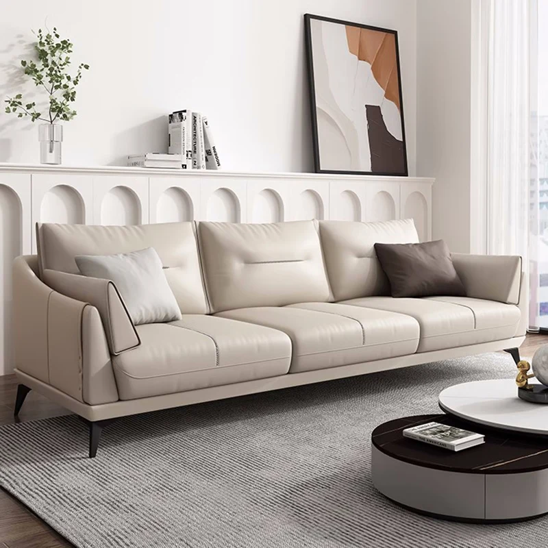 

Luxury Living Room Sofas Sectional Accent Italiano Mid Century Leather Modern Couches Nordic Divani Da Soggiorno Furniture