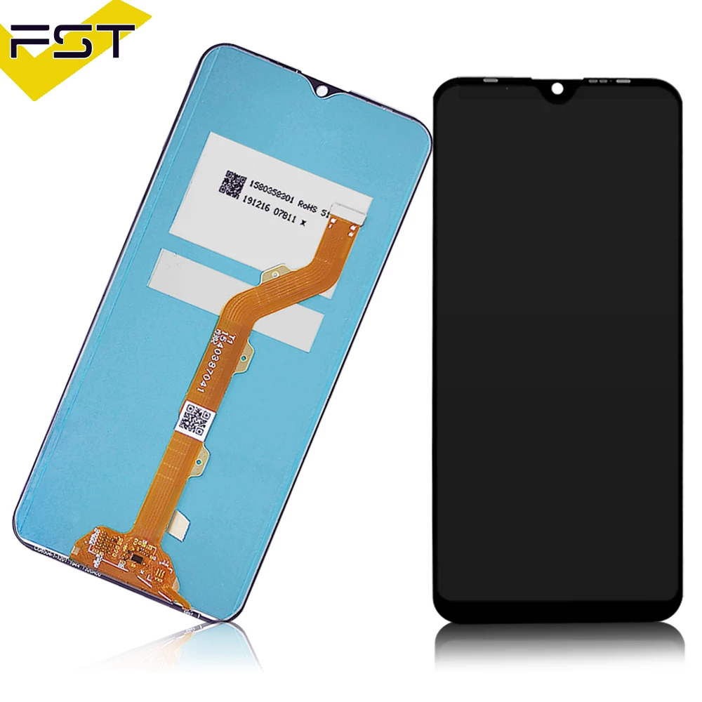 Original For Tecno Spark 4 LCD KC2 Display Touch Screen Digitizer Assembly For Tecno Spark 4 Lite LCD KC8S Sensor Display Repair