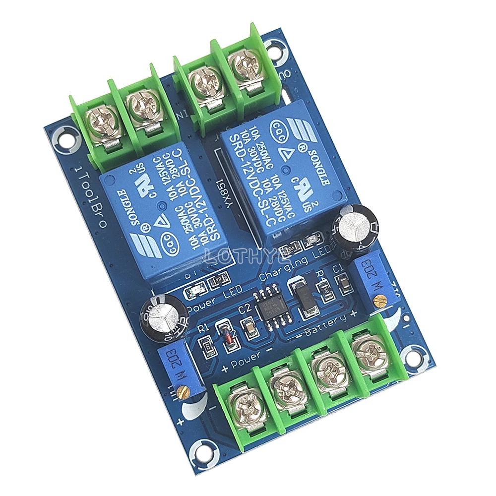 DC 12V Automatic Power Switching Module Power Failure Auto Switch To Battery Power Supply Circuit Breaker Charging Control Board