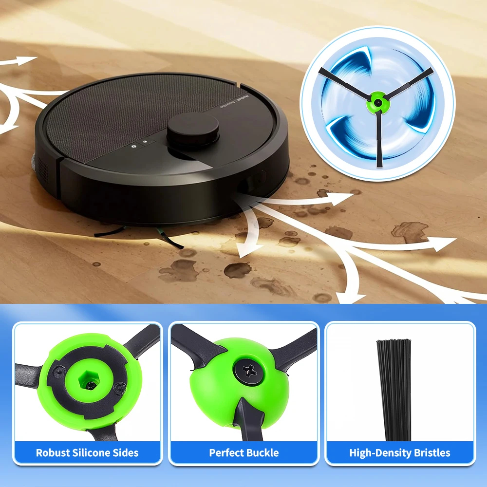 For iRobot Roomba i j e Series i1+ i2+ i3+ i4+ i5+ i6+ i7+ i8+ j6+ j7+j8+ E5 E6 E7 Robot Vacuum Side Brushes Accessories Parts image 4