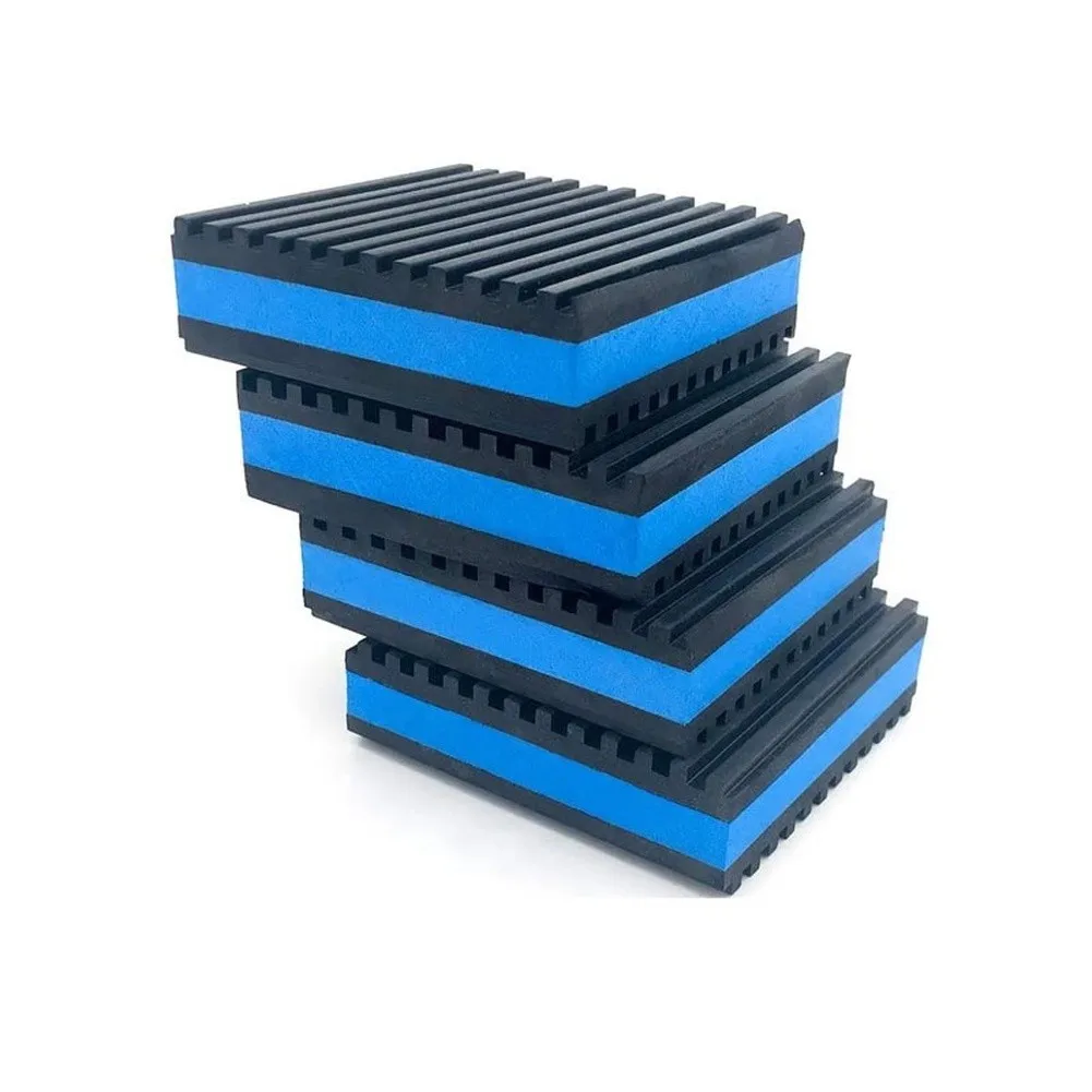 8 Count EVA Rubber Vibration Dampening Pads for Home Gym Equipment For Washers Dryers Air Compressors and HVAC Systems