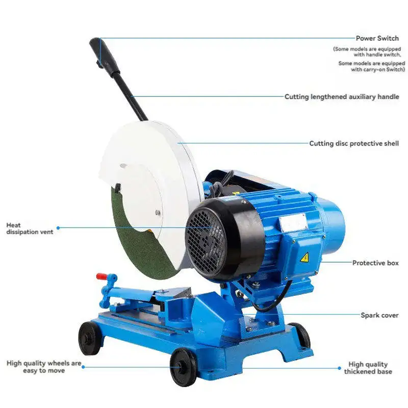 

Hot Selling Metal Cutting Saw Tools High Power Profiles Desktop Multifunction Metal Steel Electric Cut Off Machine