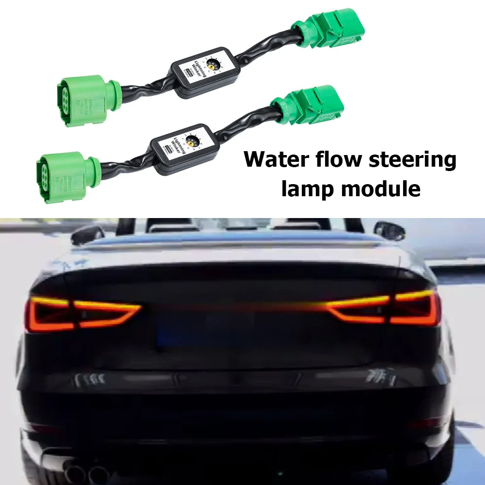 

Dynamic Turn Signal Adapter Harness Waterproof Dynamic Turn Signal Light Indicator Auto LED Tail Light for Audi A3 8V 2012-2018