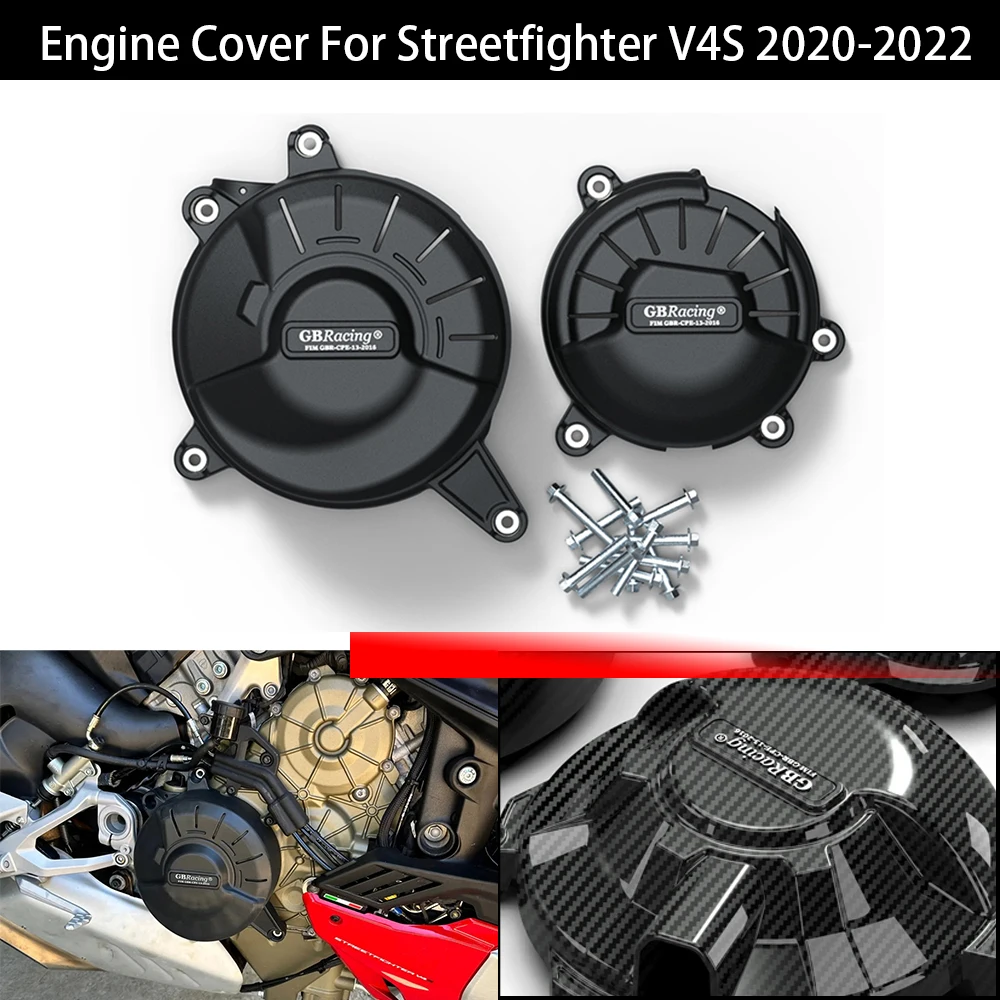 

For Ducati Streetfighter V4S V4 2020-2022 Motorcycle Engine Protection Cover Guard