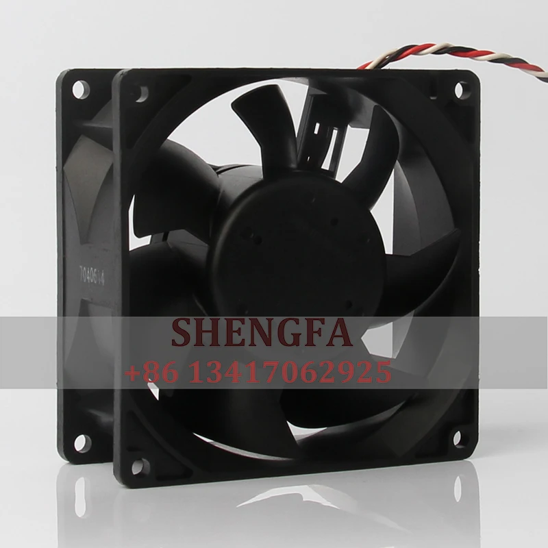 Cooling Fan NMB Chassis 3615KL-04W-B86 9CM DC 12V 2.10A Resistance Thermal Temperature Control 9038 92X92X38MM