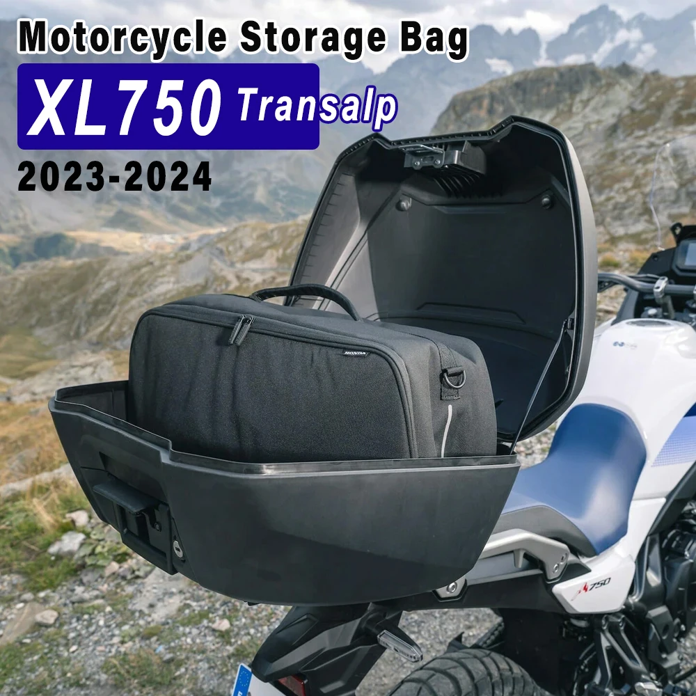 

XL750 Transalp Accessories Motorcycle Top Box Side Case Inner Storage Bag for Honda XL 750 2023 2024 large capacity Waterproof