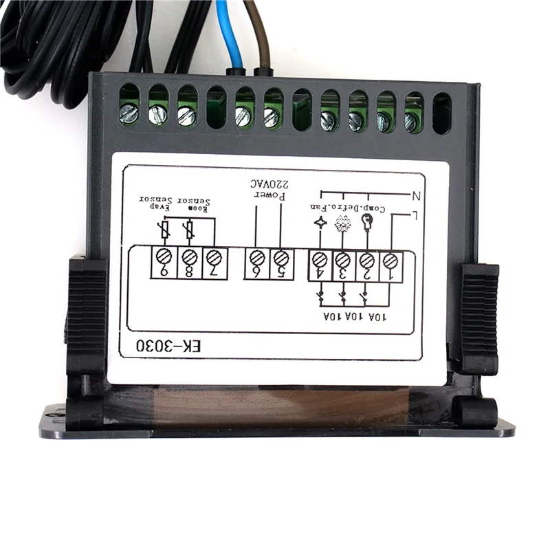 

【Горячие товары】5X EK-3030 цифровой регулятор температуры 220 В термостат датчик холодильный термостат размораживания